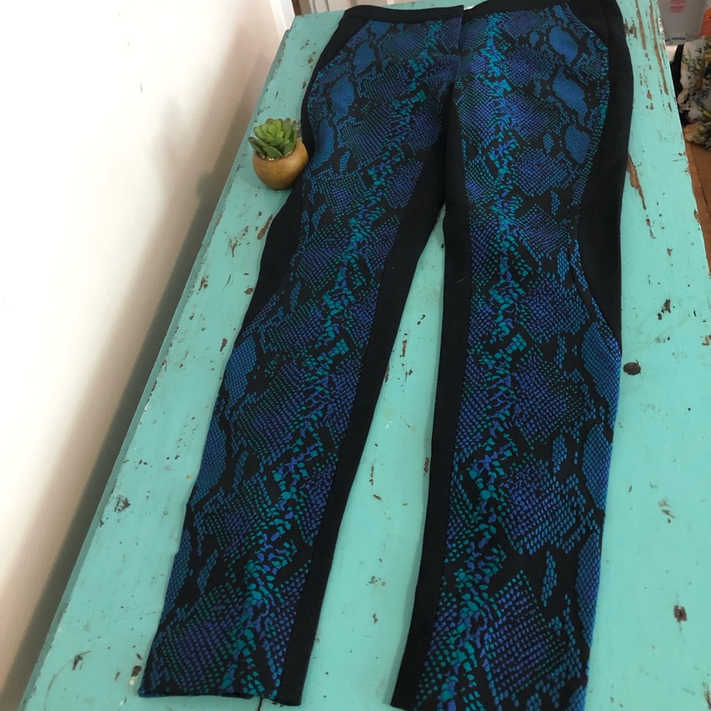 Diane Von Furstenberg Addy Python Print Pants - image 5